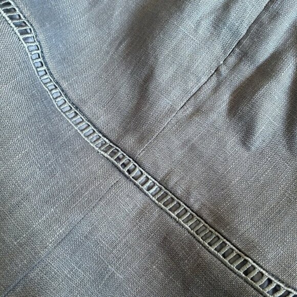 NEW Reformation Everett Linen Midi Dress Cornflower Blue | US 2 UK 6 - Picture 12 of 14